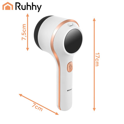 Cordless Fabric Shaver, 6 Blades, USB-C, LCD Display