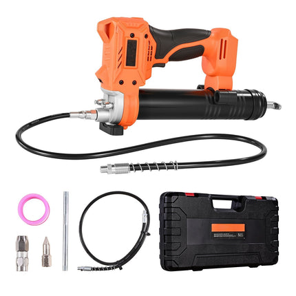 Cordless Grease Gun 8000 PSI, LED Light, 35.4 in Hose