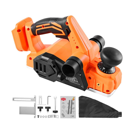 Cordless Handheld Wood Planer, Brushless, 82 mm, 15000 RPM