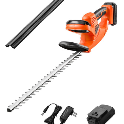 Cordless Hedge Trimmer, 20V 2Ah, 20-Inch Dual-Action Blade