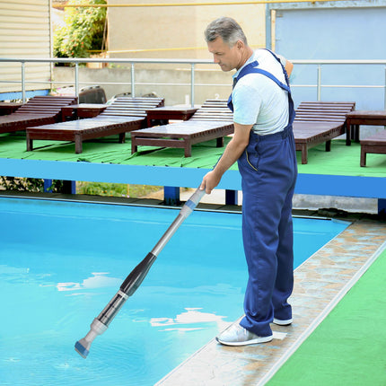 Aku bazénový vysavač se světlem a nastavitelnou hliníkovou tyčí
