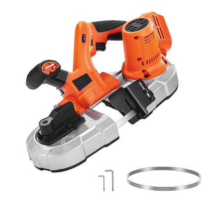Cordless Portable Band Saw, 65mm Cut, Brushless Motor