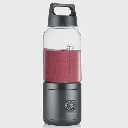 Aku mixér na smoothie, USB-C, 350ml, nerezové nože