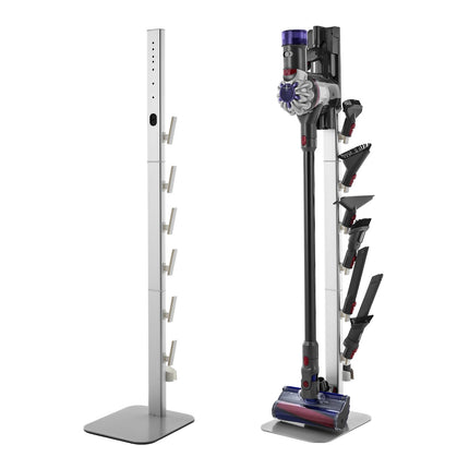 Cordless Vacuum Stand with 6 Hooks, Non-Slip Base