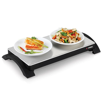 Cordless Warming Plate 1000W with Up to 60 Min Keep-Warm, 20 x 40 cm