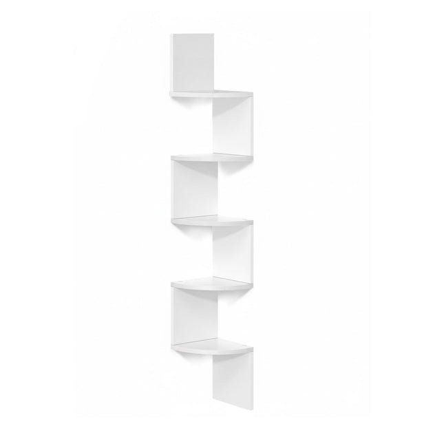 Hoekwandplank met 5 lagen in zigzagdesign