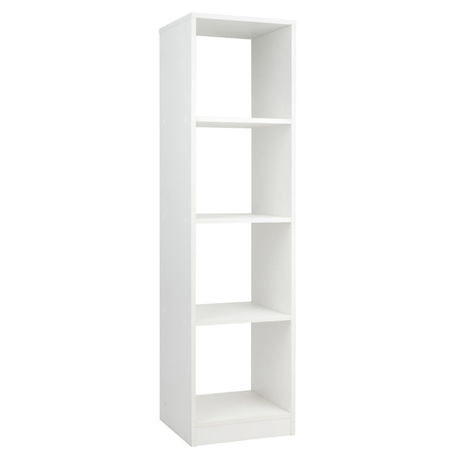 Hoekkast 142 cm Smalle boekenkast 38 x 33 x 142 cm Wit