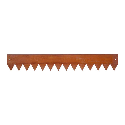 Corten Steel Landscape Edging 6-Pack, 40 x 6 in, Bendable