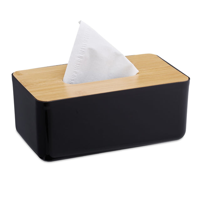 Kosmetikbox für Papiertaschentücher mit Holzdeckel