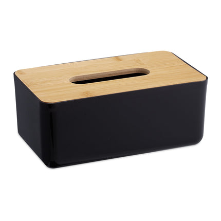 Kosmetický box na papírové kapesníky s dřevěným víkem