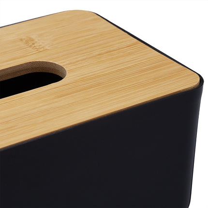 Kosmetický box na papírové kapesníky s dřevěným víkem