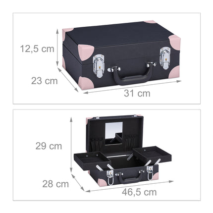 Kosmetický box se zrcadlem