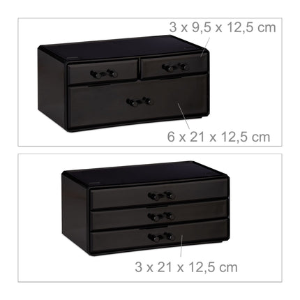 Úložný box na kosmetiku se 6 zásuvkami