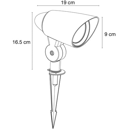 Cosmo Markspot 10W 1000lm šedá