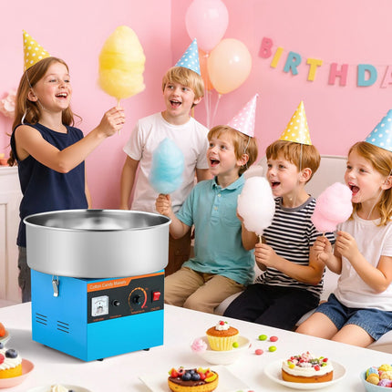 Cotton Candy Machine, 1000W, 38cm Steel Bowl, Scoop