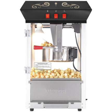 Countertop Popcorn Maker, 850W 8 Oz Kettle, 48 Cups