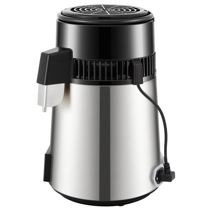 Countertop Water Distiller 4L, 750W, Timer, Glass Carafe