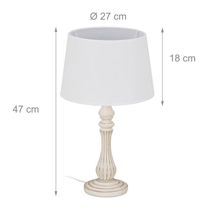 Stolní lampa ve venkovském stylu