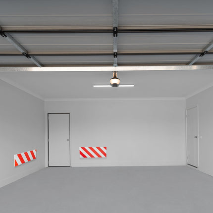 Cover for garage wall self-adhesive set of 2