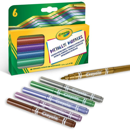 Crayola 6 Metallic Markers