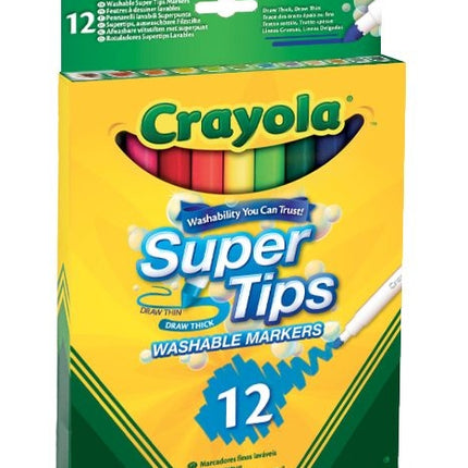 Crayola fixy Bright Supertips, 12 ks