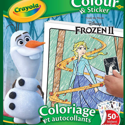 Crayola omalovánky se samolepkami Frozen II (anglicky)