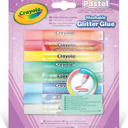 Crayola Glitter Glues, 8 Pcs