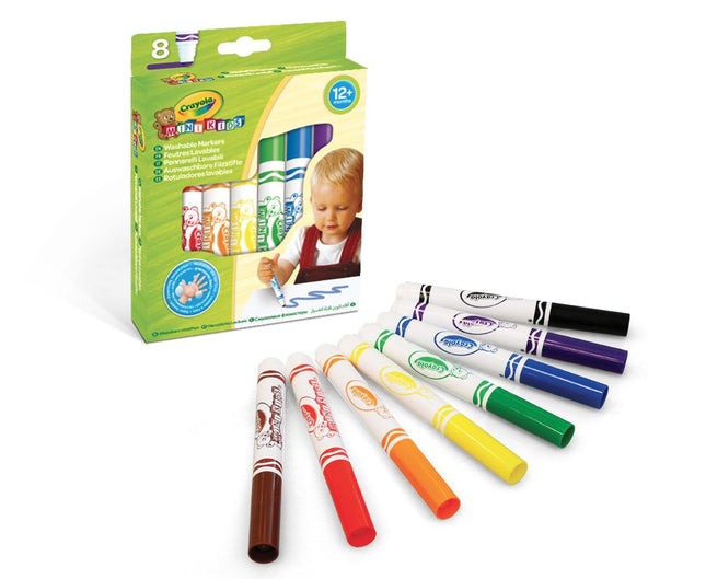 Crayola Minikids fixy na vybarvování, 8 ks