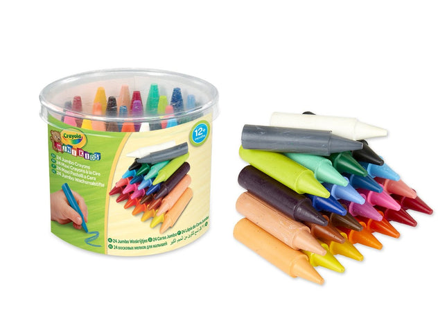 Crayola Minikids jumbo voskovky, 24 ks