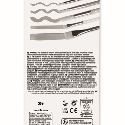 Crayola Paint Brushes, 5 Pcs