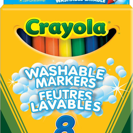Crayola Ultraclean 8 snadno smývatelných fixů