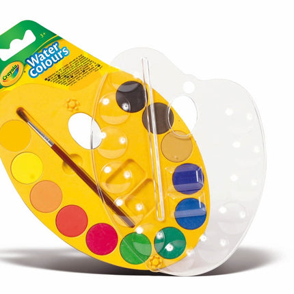 Crayola vodové barvy, paleta 12 ks