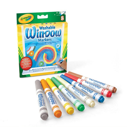 Crayola Window Markers, 8 Pcs