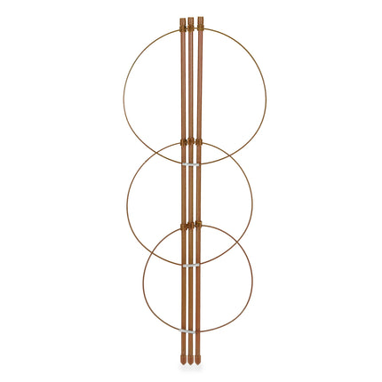 Opora pro popínavé rostliny 45 cm, sada 4 ks hnědá