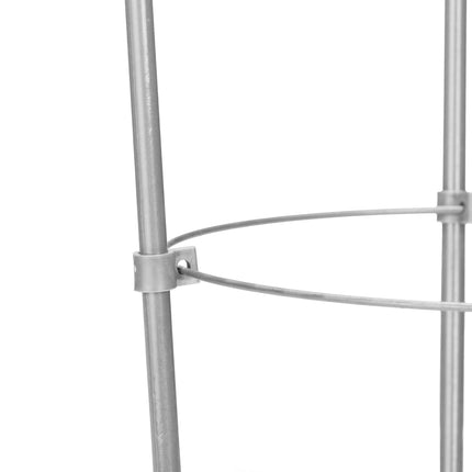 Opora pro popínavé rostliny 45 cm, sada 4 ks šedá