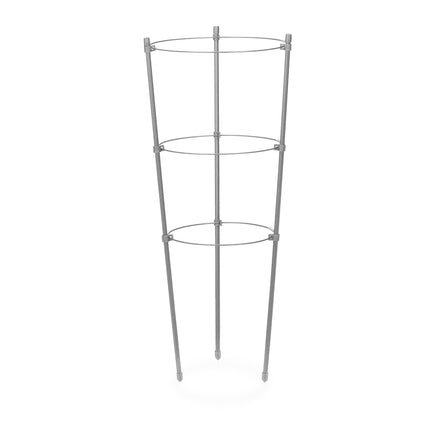 Opora pro popínavé rostliny 45 cm, sada 4 ks šedá