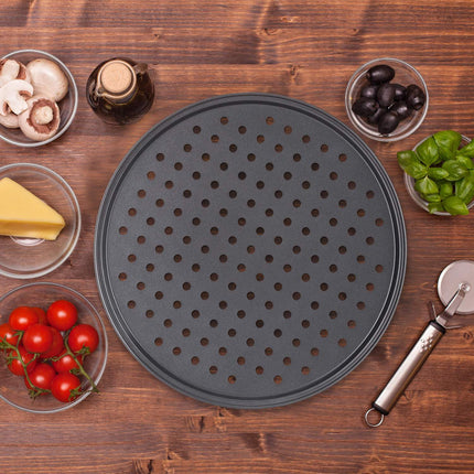 Plech na křupavou pizzu - sada 3 ks