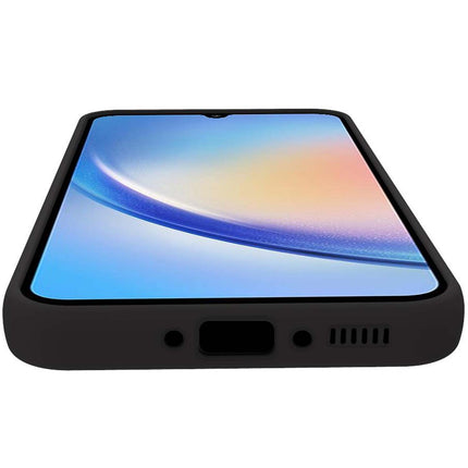 Cromo měkké gumové pouzdro Galaxy A34 5G černá