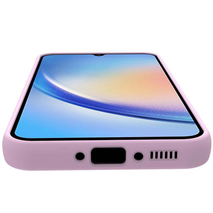 Cromo měkké gumové pouzdro Galaxy A34 5G růžová