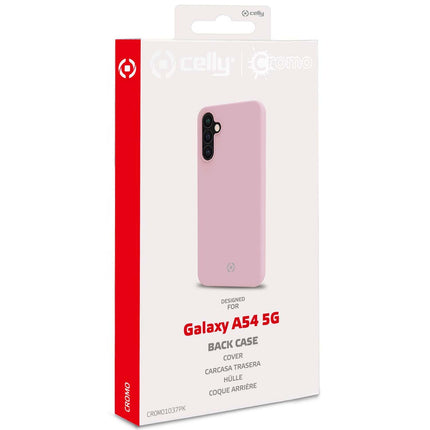 Cromo měkké gumové pouzdro Galaxy A54 5G růžová