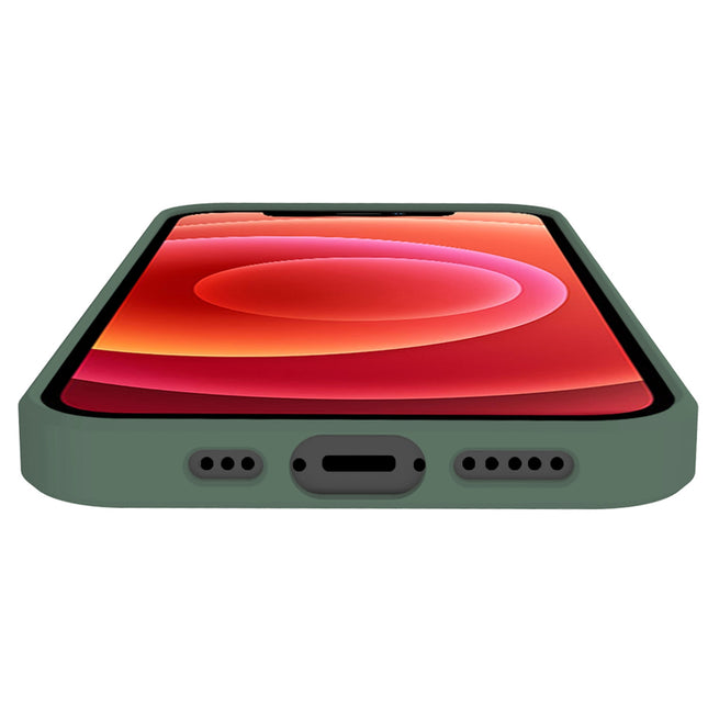 Cromo měkké gumové pouzdro iPhone 12 / 12 Pro šedá