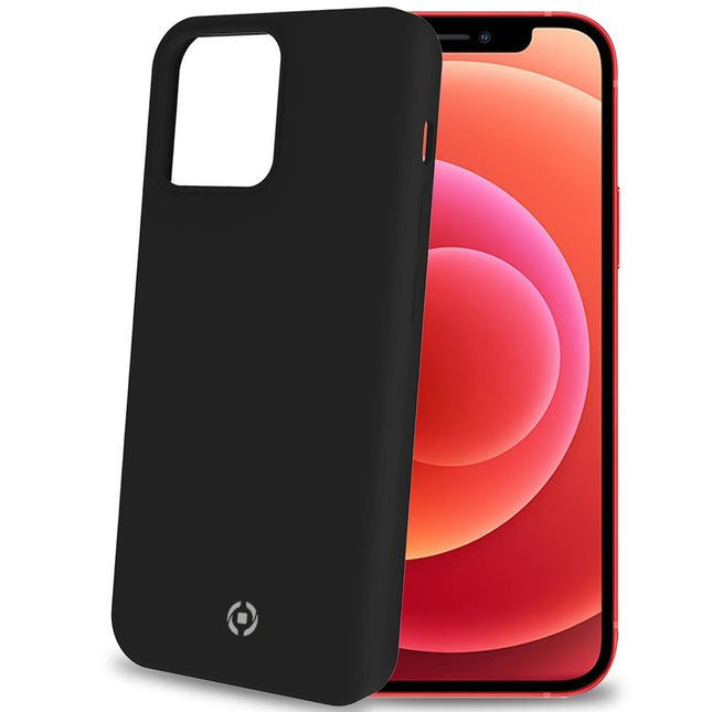 Cromo měkké gumové pouzdro iPhone 13 černá