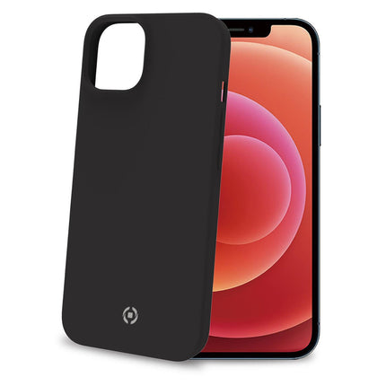 Cromo měkké gumové pouzdro iPhone 14 černá
