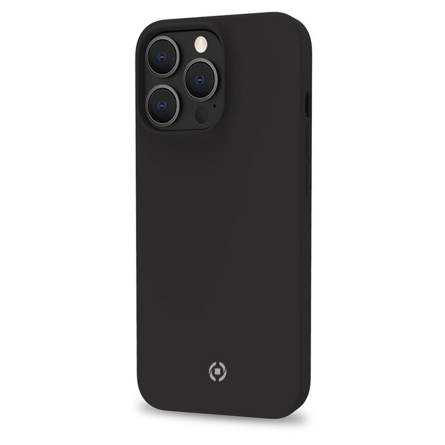Cromo měkké gumové pouzdro iPhone 14 Pro Max černá