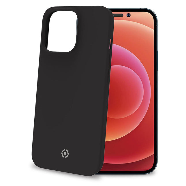 Cromo měkké gumové pouzdro iPhone 14 Pro Max černá