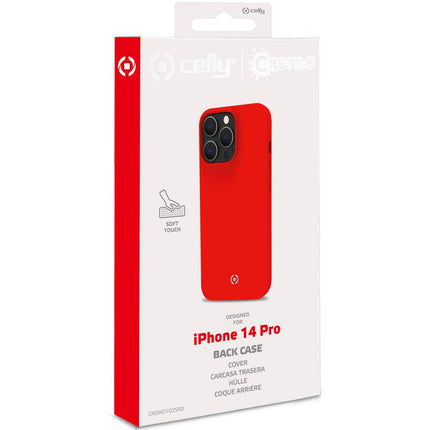 Cromo Soft Gummihülle iPhone 14 Pro Rot