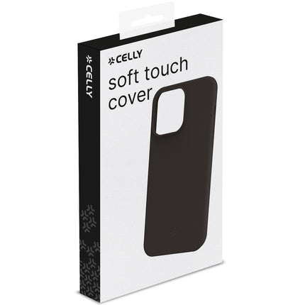 Cromo Soft Gummihülle iPhone 15 Schwarz