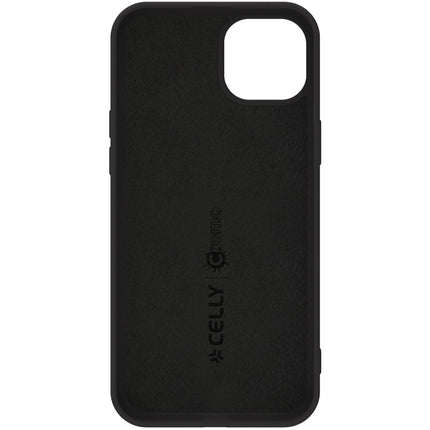 Cromo měkké gumové pouzdro iPhone 15 Plus černá