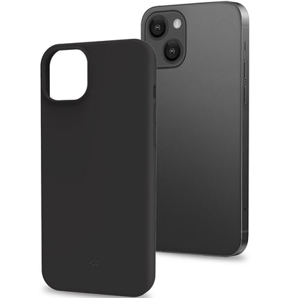 Cromo měkké gumové pouzdro iPhone 15 Plus černá