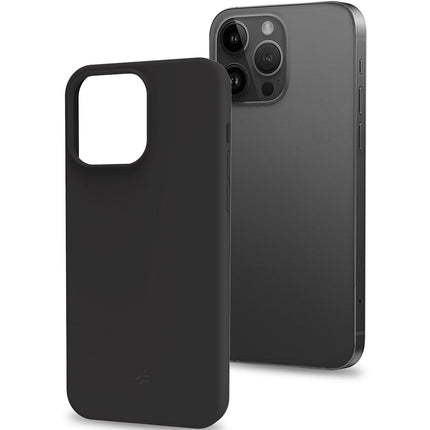Cromo měkké gumové pouzdro iPhone 15 Pro černá
